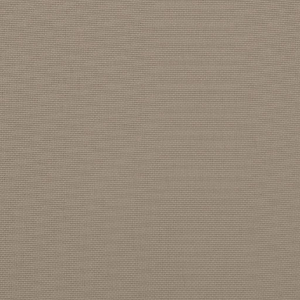 vidaXL Coussins de chaise jardin lot de 6 taupe 40x40x3cm tissu oxford