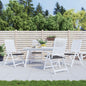 vidaXL Coussins de chaise de jardin lot de 4 anthracite 50x50x3 cm