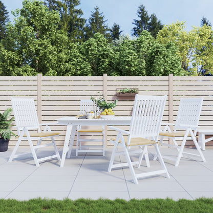 vidaXL Coussins de chaise jardin lot de 4 beige 50x50x3cm tissu oxford