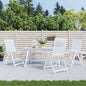 vidaXL Coussins de chaise jardin lot de 4 beige 50x50x3cm tissu oxford