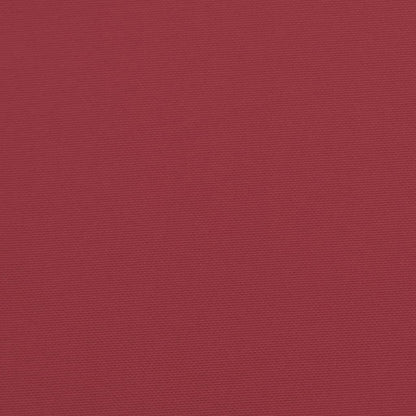 vidaXL Coussins de chaise de jardin lot de 2 rouge bordeaux 50x50x3 cm