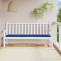 vidaXL Coussin de banc de jardin bleu royal 200x50x3 cm tissu oxford