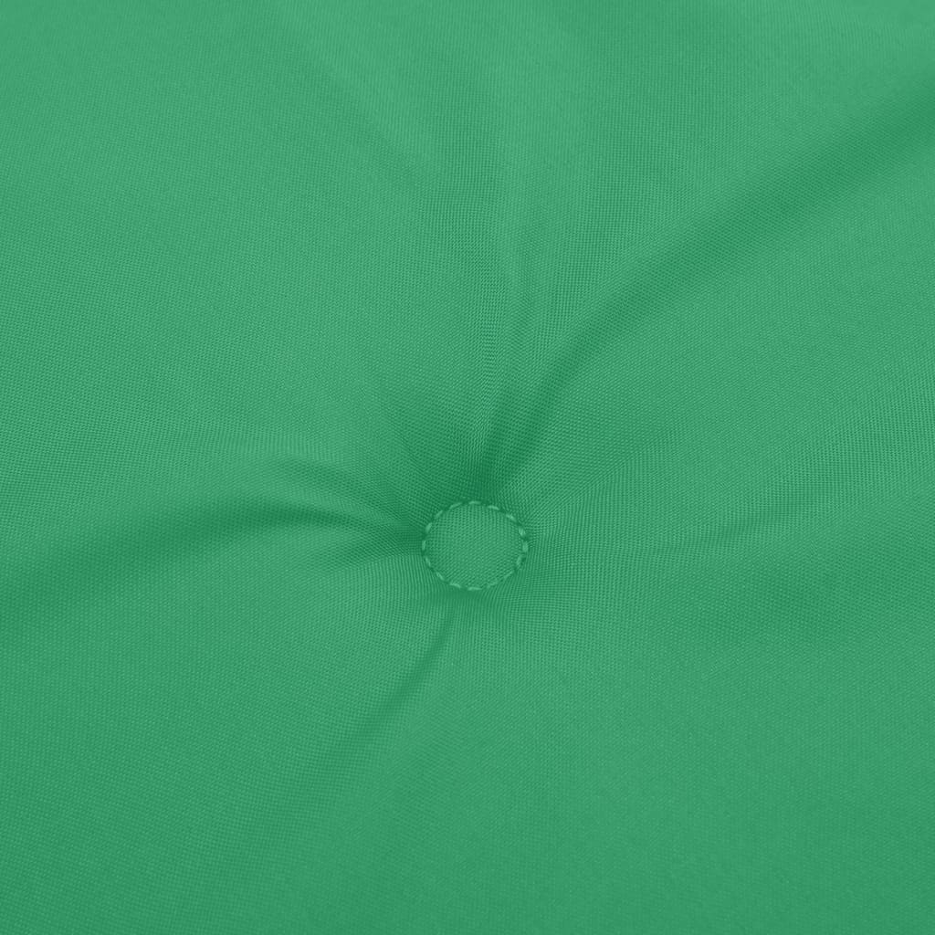 vidaXL Coussins de chaise de jardin à dossier bas lot de 6 vert