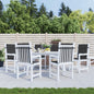 vidaXL Coussins de chaise de jardin à dossier bas lot de 6 noir