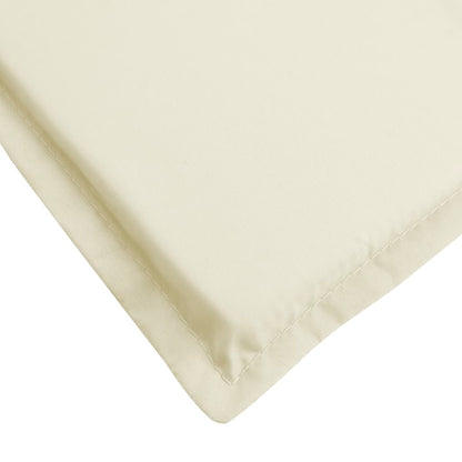 vidaXL Coussin de chaise longue crème 186x58x3 cm tissu oxford