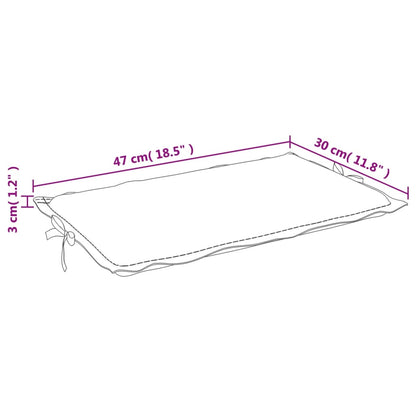vidaXL Coussin de chaise longue crème 186x58x3 cm tissu oxford