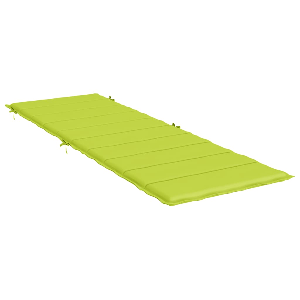 vidaXL Coussin de chaise longue vert vif 186x58x3 cm tissu oxford