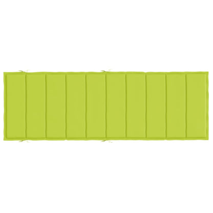 vidaXL Coussin de chaise longue vert vif 186x58x3 cm tissu oxford