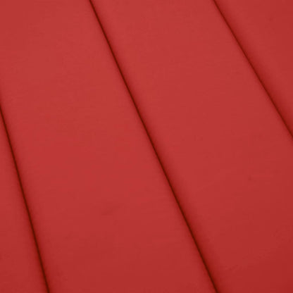 vidaXL Coussin de chaise longue rouge 200x50x3 cm tissu oxford