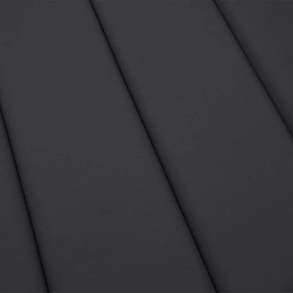 vidaXL Coussin de chaise longue noir 200x50x3 cm tissu oxford