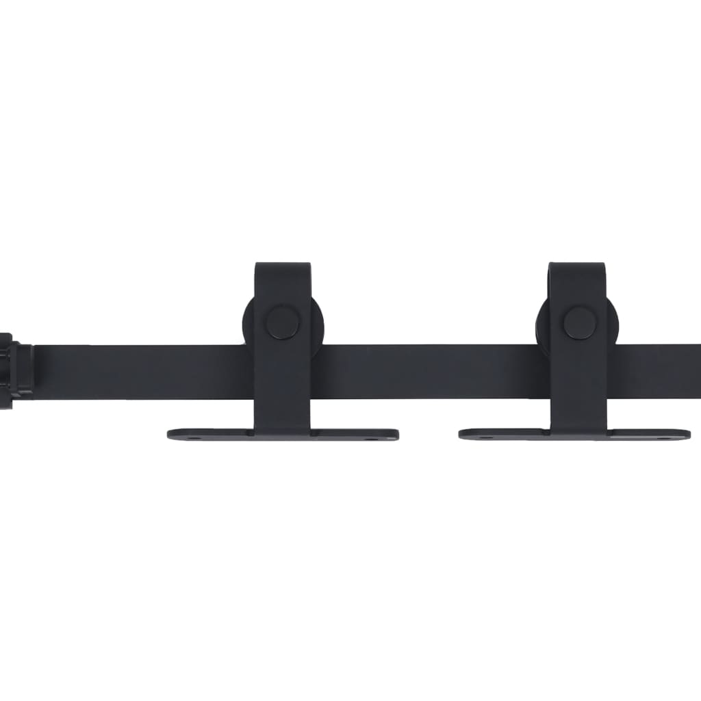 vidaXL Kit mini de porte d'armoire coulissante Acier au carbone 122 cm