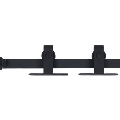 vidaXL Kit mini de porte d'armoire coulissante Acier au carbone 122 cm