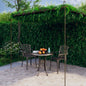 vidaXL Pergola de jardin Marron antique 4x3x2,5 m Fer