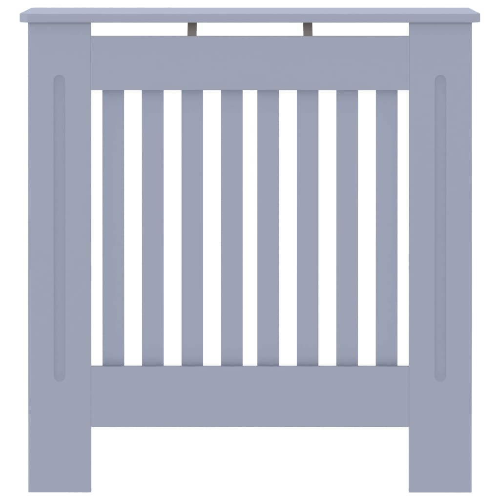 vidaXL Cache-radiateur MDF Gris 78 cm