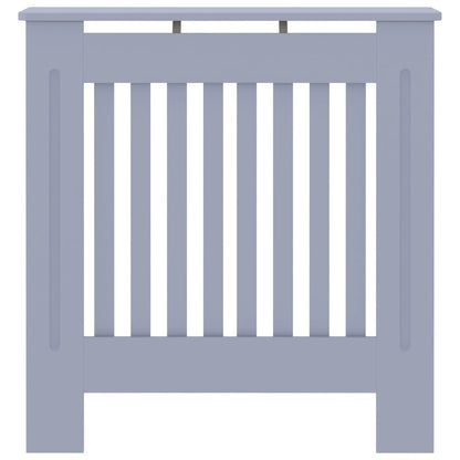 vidaXL Cache-radiateur MDF Gris 78 cm