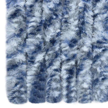 vidaXL Moustiquaire Bleu et blanc 120x220 cm Chenille