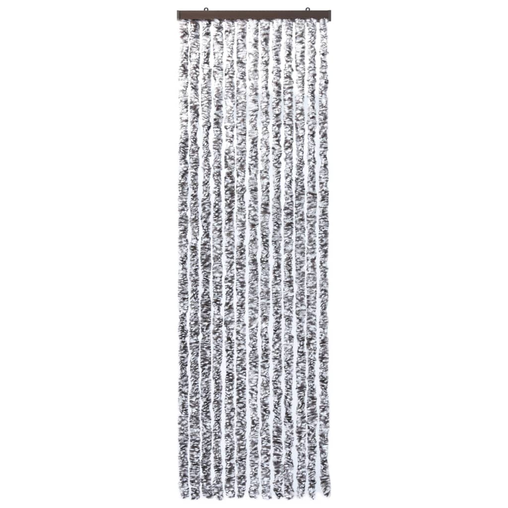 vidaXL Moustiquaire Marron et beige 120x220 cm Chenille