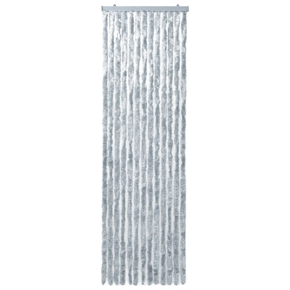 vidaXL Moustiquaire Blanc et gris 120x220 cm Chenille