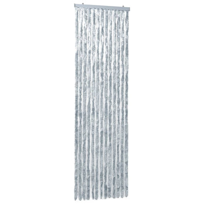 vidaXL Moustiquaire Blanc et gris 120x220 cm Chenille