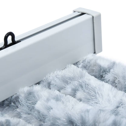 vidaXL Moustiquaire Blanc et gris 120x220 cm Chenille