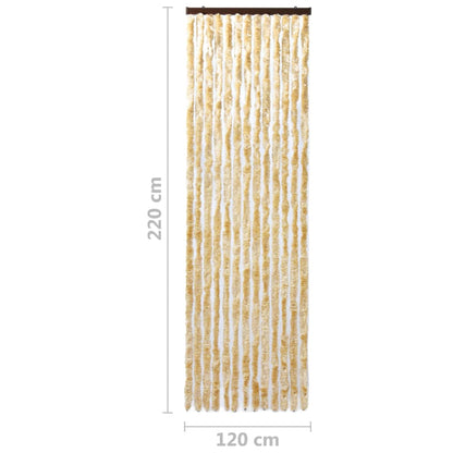 vidaXL Moustiquaire Beige 120x220 cm Chenille