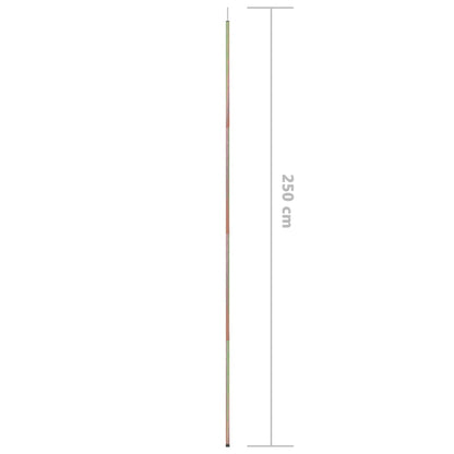 vidaXL Mât de parasol 250 cm Acier galvanisé