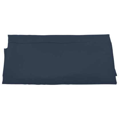 vidaXL Tissu de remplacement pour parasol déporté Bleu 350 cm