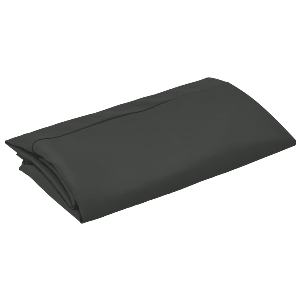 vidaXL Tissu de remplacement pour parasol déporté Anthracite 350 cm