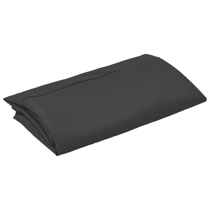 vidaXL Tissu de remplacement pour parasol déporté Anthracite 350 cm