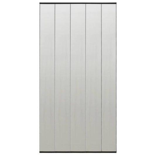 vidaXL Moustiquaire avec rideau en maille noir 100x220 cm polyester