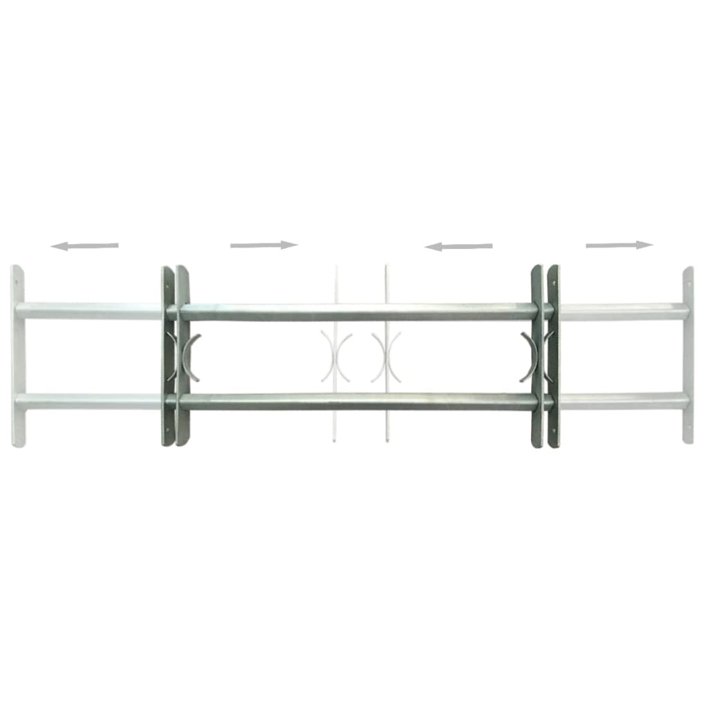 vidaXL Grilles réglables de sécurité de fenêtres 2 pcs 700-1050 mm