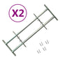 vidaXL Grilles réglables de sécurité de fenêtres 2 pcs 1000-1500 mm