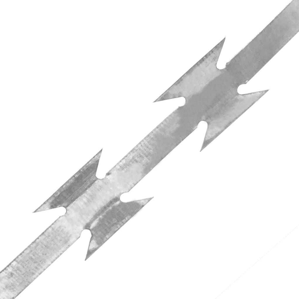 vidaXL Fils barbelés BTO-22 2 pcs 100 m Acier