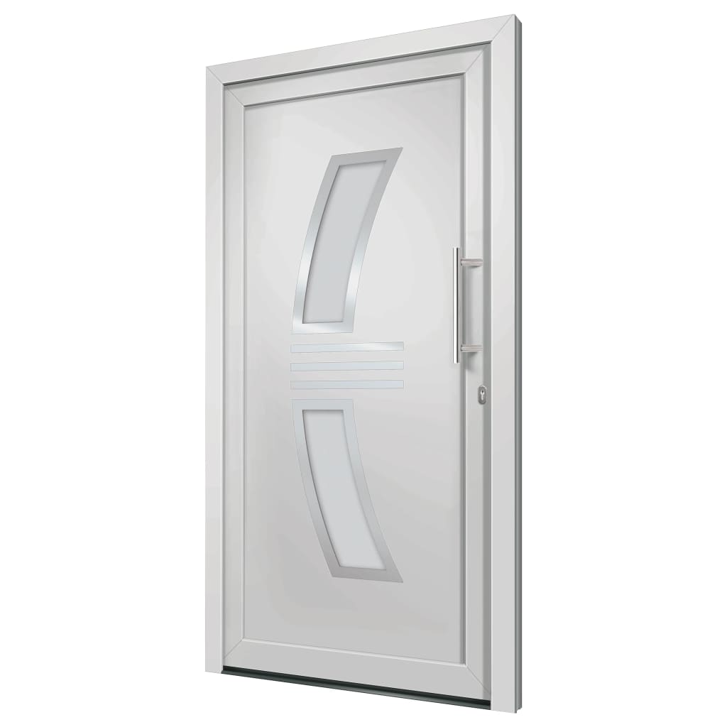vidaXL Porte d'entrée Blanc 98x200 cm