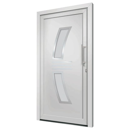 vidaXL Porte d'entrée Blanc 98x200 cm