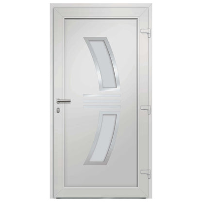 vidaXL Porte d'entrée Blanc 98x200 cm