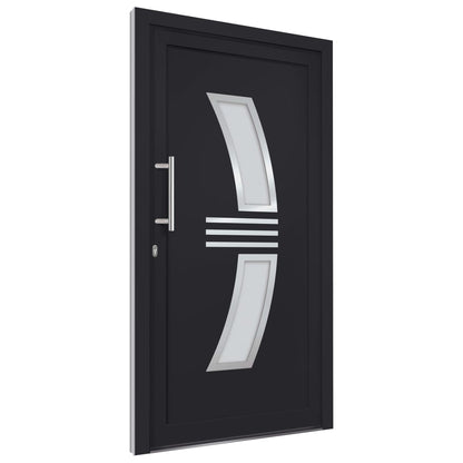 vidaXL Porte d'entrée Anthracite 88x200 cm