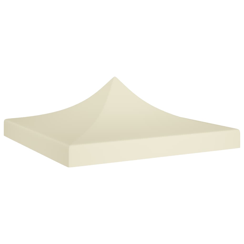 vidaXL Toit de tente de réception 2x2 m Crème 270 g/m²