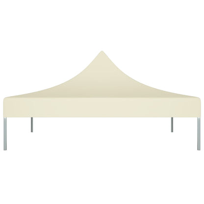 vidaXL Toit de tente de réception 2x2 m Crème 270 g/m²