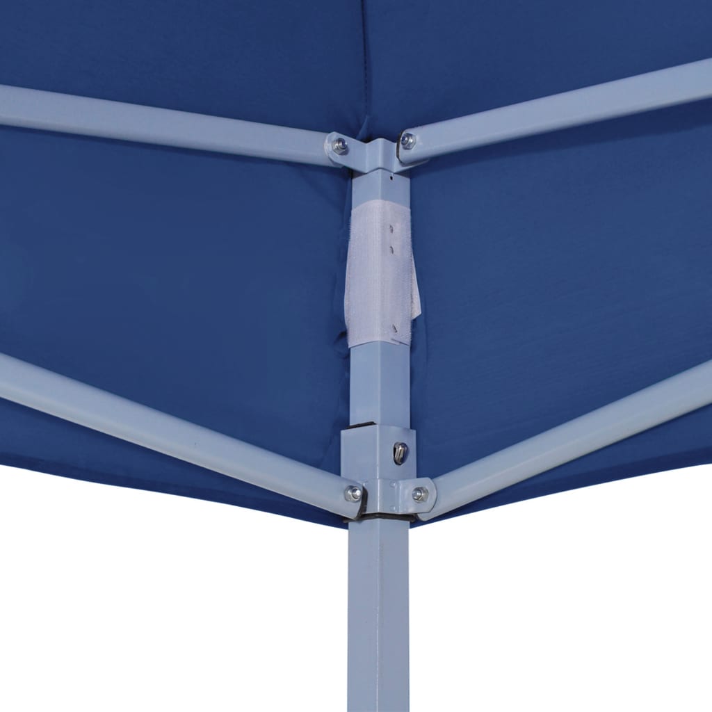 vidaXL Toit de tente de réception 2x2 m Bleu 270 g/m²