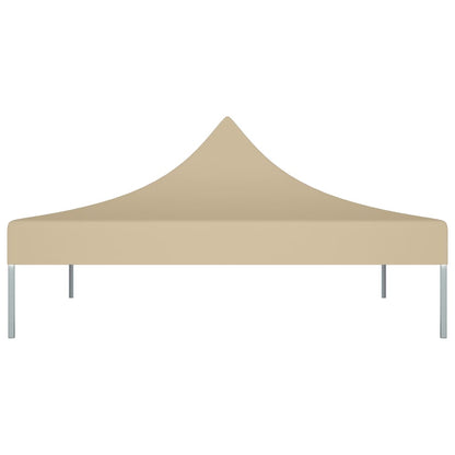 vidaXL Toit de tente de réception 2x2 m Beige 270 g/m²
