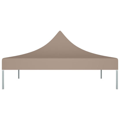 vidaXL Toit de tente de réception 2x2 m Taupe 270 g/m²