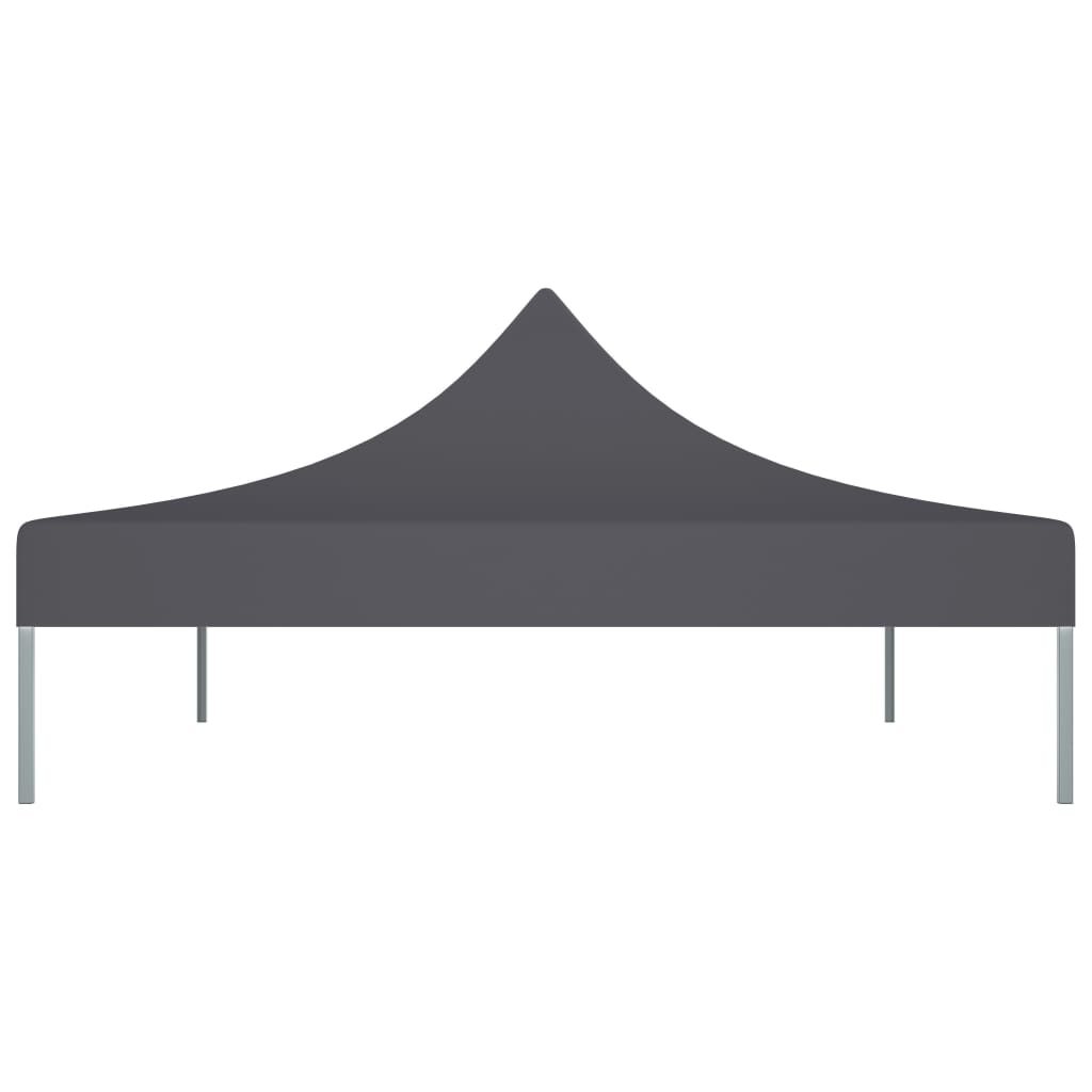 vidaXL Toit de tente de réception 4x3 m Anthracite 270 g/m²