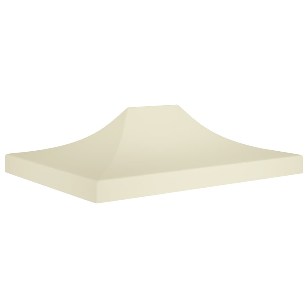vidaXL Toit de tente de réception 4,5x3 m Crème 270 g/m²