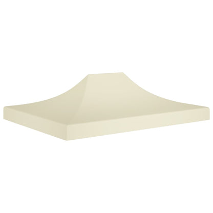 vidaXL Toit de tente de réception 4,5x3 m Crème 270 g/m²