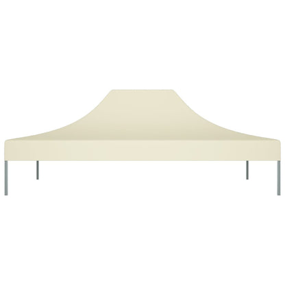 vidaXL Toit de tente de réception 4,5x3 m Crème 270 g/m²