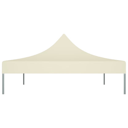 vidaXL Toit de tente de réception 4,5x3 m Crème 270 g/m²
