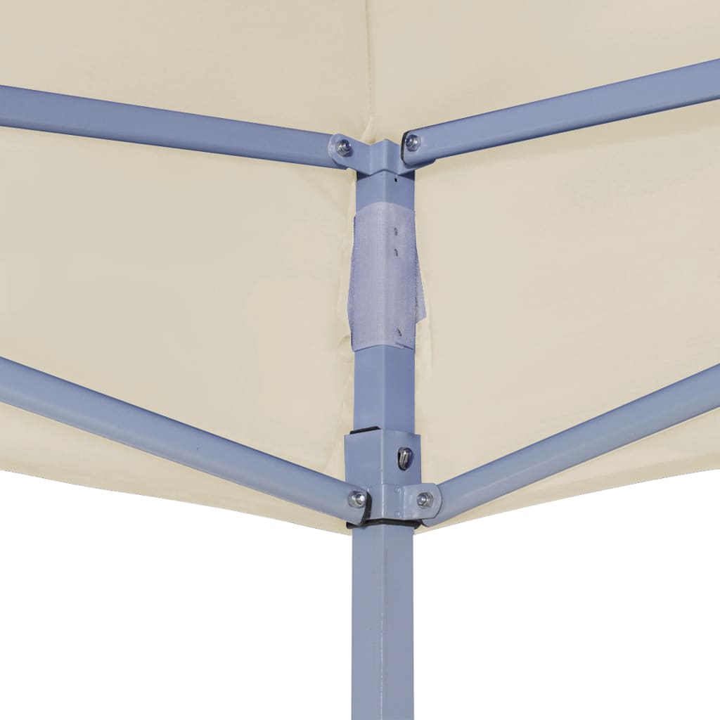 vidaXL Toit de tente de réception 4,5x3 m Crème 270 g/m²