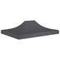 vidaXL Toit de tente de réception 4,5x3 m Anthracite 270 g/m²