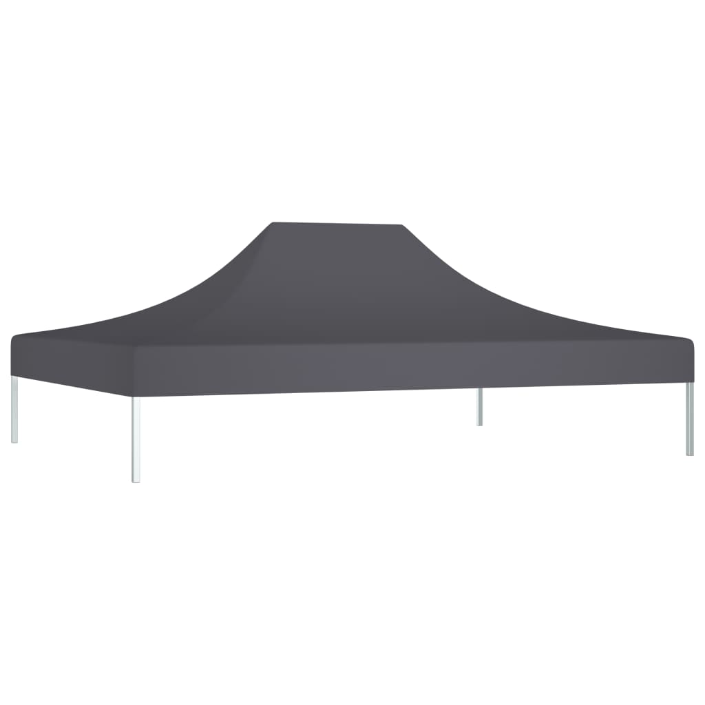 vidaXL Toit de tente de réception 4,5x3 m Anthracite 270 g/m²